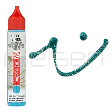 Artcreation EFFECT LINER 28 ml - glitter green