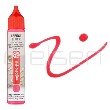 Artcreation EFFECT LINER 28 ml - shimmer red