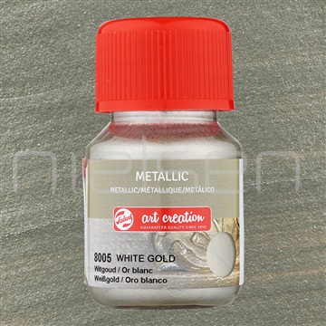 Artcreation METALLIC 30ml - white gold