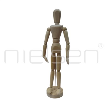 Figurína dřevěná žena 30 cm