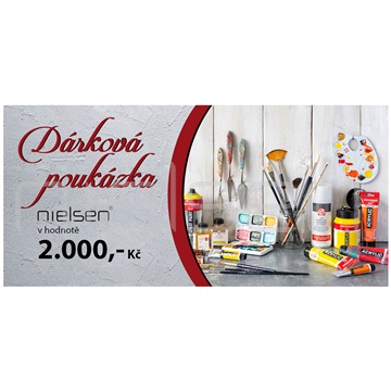Dárkový poukaz v hodnotě 2000 Kč
