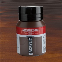 acryl Amsterdam 500 ml - Burnt umber