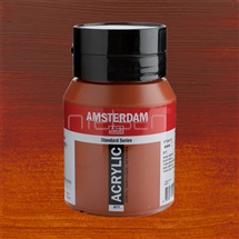 acryl Amsterdam 500 ml - Burnt sienna