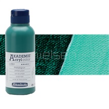 acryl Akademie 250 ml - phthalo green