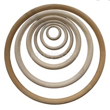 Dřevěné rámy kruh natural