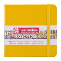 Artcreation sketchbook 12x12 cm žlutá