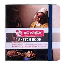 Artcreation sketchbook 12x12 cm The Milkmaid