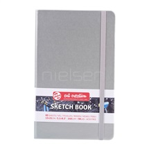 Artcreation sketchbook 13x21 cm Shiny Silver