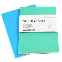 blok Sketch&Note A5, blue/green 2 ks