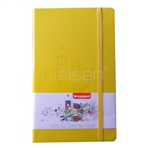 Bruynzeel sketchbook 13x21 cm žlutý