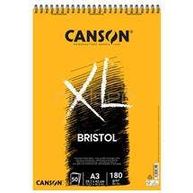 blok XL Bristol kr.vazba, 180gsm, A3