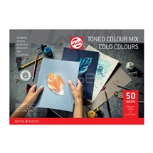 blok Talens Toned Colour Mix A3 - cold colour