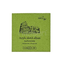 Acrylic sketch album 9x9cm, 290 gms
