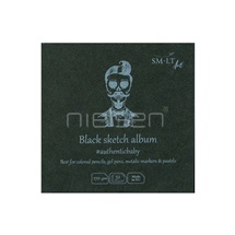 Black sketch album 9x9 cm, 170 gms