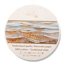 blok kruh Watercolor 100% bavlna, průměr 30,5cm