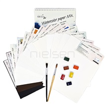 blok Watercolor MIX, A4, 15 druhů
