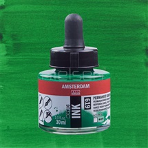 Acrylic-ink Amsterdam 30 ml - Perm. green dp