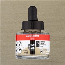 Acrylic-ink Amsterdam 30 ml - Pewter