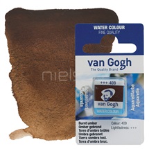 akvarel van GOGH pánvička - Burnt umber