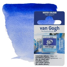 akvarel van GOGH pánvička - Cobalt blue ultramar.