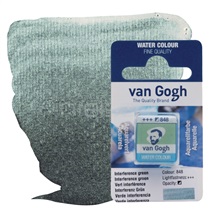 akvarel van GOGH pánvička - Interference green