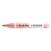 akvarel Ecoline brushpen - Pastel red