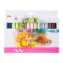akvarel Ecoline brushpen set 30 ks additional
