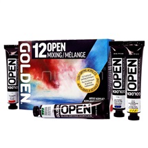 Akryl Golden - set OPEN Mixing, 12x22 ml+Thinner