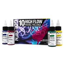 Akryl Golden - set HIGH FLOW Mixing, 10x30 ml