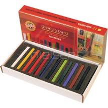 carré pastel GIOCONDA set 12 ks
