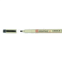 marker PIGMA GRAPHIC 3 - černý 3,0 mm