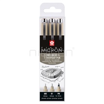 marker Sakura PIGMA Micron set 3 ks Urban