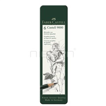 grafit. tužky Faber-Castell 9000 set 6ks