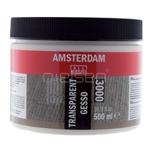 Amsterdam Gesso Transparent - průhledné 500 ml