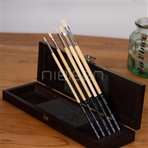 Dřevěná kazeta se štětci da Vinci CHUNEO