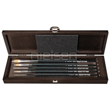 set štětců da Vinci NOVA, 5 ks + dřevěná kazeta