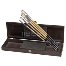 set štětců da Vinci CHUNEO, 5 ks+dřevěná kazeta